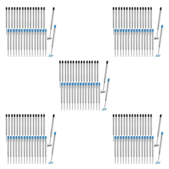 braveheart 30pieces Non-toxic Pen Refills For Healthier Writing Experience Ball Points Ballpoint Metal 5Set