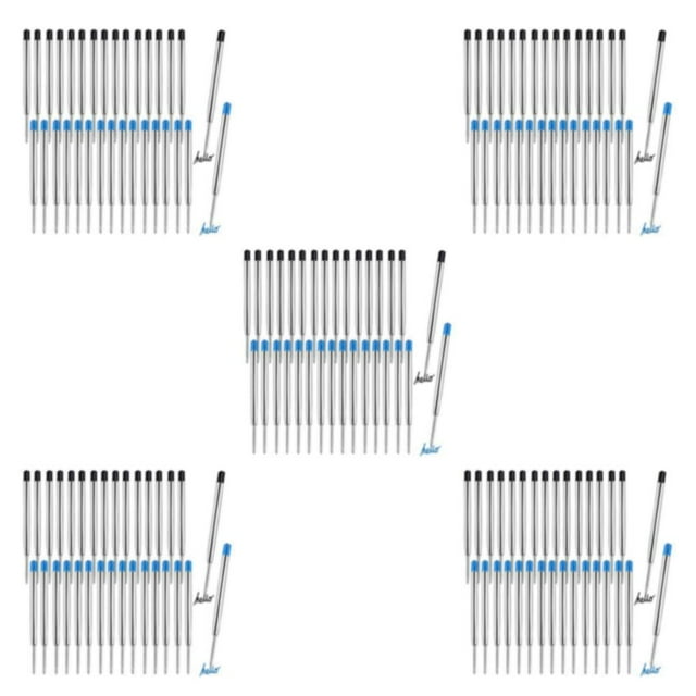 yingyy 30 Pcs/ensemble Recharges de Stylos à Bille Conçues pour une Performance Ultime Pointes à Bille Non Déformables 5Ensemble