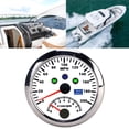 thumbnail image 5 of NFTIGB 85mm (3.38 inches) 0-200MPH GPS Speedometer and 0-8000 RPM Digital Tachometer Gauge with Adjustable Overspeed Alarm Red Backlight for Car Boat Marine Yacht RV Truck Universal Fitment White, 5 of 9
