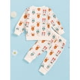 thumbnail image 3 of aturustex Christmas Clothes for Little Boys Tracksuits 6M-4T Toddler Baby Long Sleeve Sweatshirts Reindeer Print Pullovers Crew Neck Tops Sweatpants Ds Infant Boy Fashion Cute Casual Outfits, 3 of 9