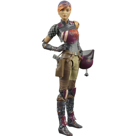 Star Wars Sabine Ren Action Figure, 2.00 x 5.00 x 9.00 Inches, Plastic Blue/Red