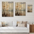thumbnail image 4 of Designart "White And Grey Brich Woods composition III" Cottage Print on Natural Pine Wood, 4 of 5