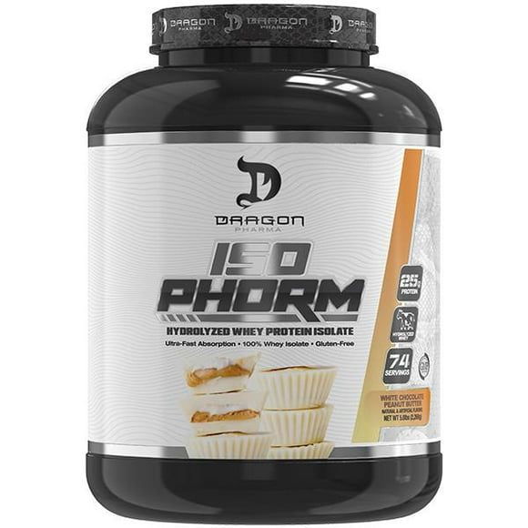 Proteína Isophorm 5 LBS Vainilla DRAGON PHARMA Hidrolizada Vainilla Ice Cream