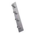 thumbnail image 3 of Adhesive Hooks Rail Stainless Steel 4-Hook Rack Bath Towel Hook Sticky Bathroom Kitchen Towel Multi Hanger, 3 of 6