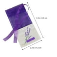 thumbnail image 2 of FUTUREORYY 1Set Fashionable Lavender Sachet Bags Cotton Portable Fragrance Bags with Ribbon, 2 of 6