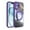 Darkpurple, variant on for iPhone 16 Plus Case with Integrated Lens Protector, [Foldable Stand & Rotatable Ring Holder], Glossy Shockproof Bumper Dustproof Clear Women Men Case for iPhone 16 Plus, White