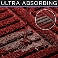 thumbnail image 3 of Door Mat - Welcome Mats for Front Door - 30x18 Entryway Rug - Front Door Mat - Door Mats for Outside Entry - Non-Slip Welcome Mat - Burgundy Doormat, 3 of 8