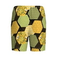 thumbnail image 5 of Naloa Bee honey Men's Short Pajama Pants, Lounge Comfort Shorts with Elasticized Waistband and Side Pockets - XX-Large, 5 of 9