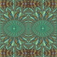 thumbnail image 1 of Ahgly Tapis de Zone Carré Transitionnel Lavable en Machine, 5 Pieds Carré, 1 of 7