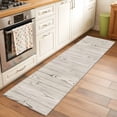 thumbnail image 3 of Farmhouse Vintage 2'x6' Runner Rug, Summer Country Retro Wooden Grain Washable Non-Slip Area Rugs for Hallway Kitchen Floor Bedroom Entryway, StainResistant Laundry Carpet Decoration Indoor Mat, 3 of 9