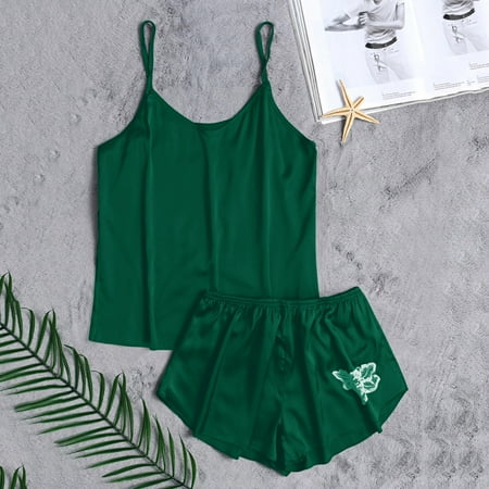 

Munlar Robes For Women Christmas Loungewear For Family Women Sexy-Lingerie Sleepwear Satin Silk Babydoll Lace Up Nightwear Pajamas Set