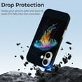 thumbnail image 3 of Compatible with Iphone 16 Case - Cute Soft Rainbow Luminescent Jellyfish Silicone Case Compatible with Iphone 16 Phone Case for Women Men, 3 of 6