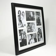 Black Collage Frame - Seven Opening 4x6 Gallery Frame