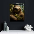 thumbnail image 4 of Nawypu Abstract Sloth Wall Decor Jungle Animal Canvas Print Sloth Wall Art Pictures Cute Animals Artwork Collection for Bedroom Bathroom Kid's Playroom Kitchen Nursery Decoration, 4 of 4