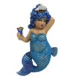 thumbnail image 2 of December Diamonds Rough Waters Blue Haired Mermaid Christmas Holiday Ornament, 2 of 3