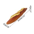thumbnail image 3 of EGNMCR Home Decor, Room Decor, Wall Decor Simulation Bread Model Fake Shooting Prop Uncompressed Squeezable Slow Window Display Food Decoration Bread Squeeze Toy, 3 of 5