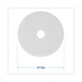 thumbnail image 2 of Standard Floor Pads, 19" dia, White,, 2 of 2