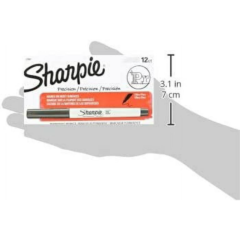 Sharpie Ultra-Fine Point Permanent Marker, Black, 12 Count (37001
