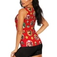 thumbnail image 3 of Lsque Mario Printed Workout Tank Tops for Women, Athletic Sports Tank Tops, Compression Sleeveless Dry Fit Shirts,Sleeveless Yoga Shirt-Large, 3 of 9