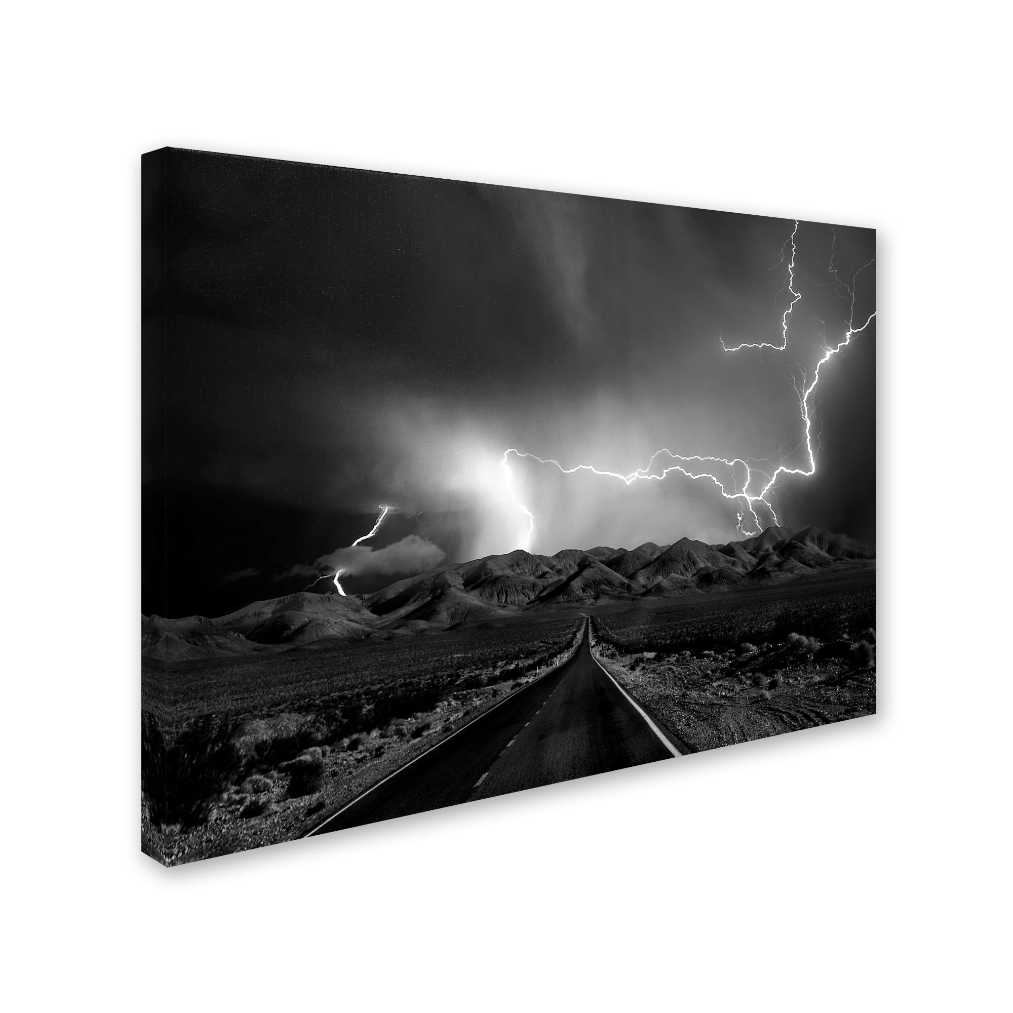 Trademark Fine Art 'On The Road With The Thunder Gods' Canvas Art by Yvette Depaepe