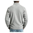 thumbnail image 3 of Men's Full-Zip Polar Fleece Jacket with Zippered Pockets for Cold Outdoor Weather Long Sleeve Stand Collar Jacket, 3 of 6