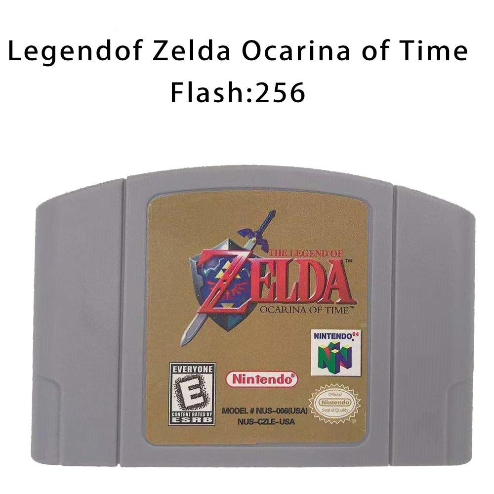 Legendof Zelda Ocarina of Time Cartridge Console Nintendo 64 Game Card
