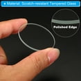 thumbnail image 4 of Unique Bargains 1.65x0.08' Dia Flashlight Glass Lens, 2 Pcs Polished Edge Glass Lens, Transparent, 4 of 5