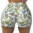 thumbnail image 2 of Lsque Funny Chicken Pattern High Waisted Biker Shorts for Women-Tummy Control Fitness Athletic Workout Running Yoga Gym Shorts,Moisture-Wicking-XX-Large, 2 of 9