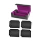 thumbnail image 2 of Caja para baraja de cartas coleccionables, caja protectora para naipes, almacenamiento para más de 1200 cartas de juego Púrpura, 2 of 9