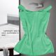 thumbnail image 4 of Toalla de ducha, bata de baño y vestido combinado con falda - Toalla de baño de fibra superfina de 6 colores verde, 4 of 8