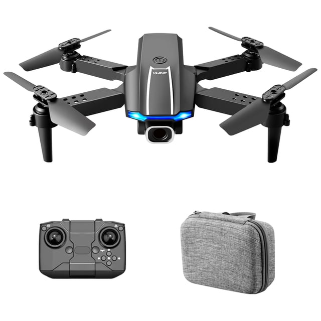 Helicóptero Remote Control YLR / C S65 Mini Remote Control Drone Remote Control Quadcopter con función Modo sin cabeza Paquete de bolsa de almacenamiento de aterrizaje de despegue de un botón Abanopi Helicóptero RC