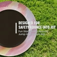 thumbnail image 5 of LinkRomat Round Trampoline for Kids, Indoor & Outdoor Toddler Trampoline with Enclosure, Adjustable Height Handrail & Durable Designs for Boys & Girls, 450lbs Capacity, 7-in-1, 55", 5 of 10