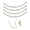 shape:B, variant on 3 Color LED Ceiling Fan Light with Quiet Motor and Lens Technology Replacement Lights Part for Bedroom Home Lighting