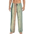 thumbnail image 2 of Goofa Hardwood Printed Soft Pajama Pants for Men, Wide Leg Comfy Casual Lounge Yoga Pants-Small, 2 of 9