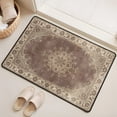 thumbnail image 2 of Washable Vintage Kitchen Mat 31"x20" Non Slip Soft Plush Low Profile Kitchen Rug, Distressed Medallion Oriental Style Sink Mat for Laundry Room Bedroom Office, 2 of 6