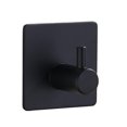 thumbnail image 1 of Gancho adhesivo 3M de 4 piezas, gancho adhesivo para pared de baño, colgador de cuadros sin taladrar, gancho autoadhesivo adhesivo de acero inoxidable, negro, 1 of 4