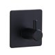 thumbnail image 1 of Gancho adhesivo 3M de 4 piezas, gancho adhesivo para pared de baño, colgador de cuadros sin taladrar, gancho autoadhesivo adhesivo de acero inoxidable, negro, 1 of 4