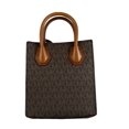 thumbnail image 2 of Michael Kors Mercer Extra-Small Pebbled Leather Crossbody Bag (Brown), 2 of 6