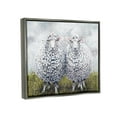 thumbnail image 3 of Stupell Industries Sheep Duo Farm Landscape Animals & Insects Painting Gray Floater Framed Art Print Wall Art, 21 x 17, 3 of 9