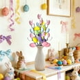 thumbnail image 3 of Lunxisen 3 Pcs Easter Decorations Spring Artificial Floral Stems Decor for Home Vase Filler Table Centerpiece, 3 of 8