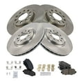 thumbnail image 2 of TRQ Front and Rear Brake Pad & Rotor Kit Brake Pads Brake Rotor Ceramic Fits Select 2015-2017 Chrysler 200, 2 of 8