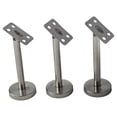 thumbnail image 3 of 3Pcs 100/120Mm Stair Support 304 Stainless Steel Handrail Movable Adjustable Column Bracket Wall Brackets Floor Mount, 3 of 9