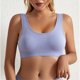 thumbnail image 4 of Sujetador deportivo sin aros con espalda cruzada para mujer - Tejido transpirable que absorbe el sudor, tirantes ajustables, tallas M-XL con medidas de contorno de pecho y bajo pecho, 4 of 4
