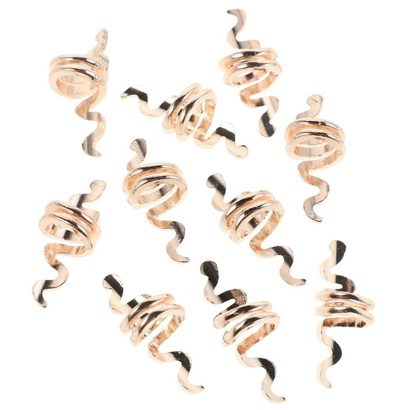 10 Pcs Hair Accessories for Women Popular Punk Women's Golden