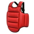 thumbnail image 1 of Protector de pecho reversible para karate, protector corporal, protección de costillas para boxeo Rojo Azul L, 1 of 9