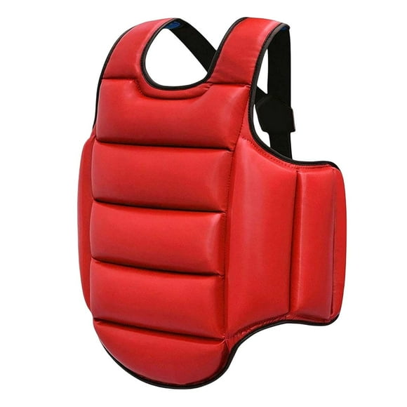 Protector de pecho de kárate Cola Chaleco Costilla Rojo Azul L