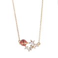 thumbnail image 2 of Collar De Colgantes De Estrella De Taladro De Cadena Larga / Gargantilla De Para Niñas Yuyangstore Golden Drill Star Colgantes, 2 of 8