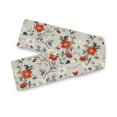 thumbnail image 7 of Yayeee Table Runner 90 inches Long Home Kitchen Dinning Party Decoration, Red and White Floral Pattern, 7 of 7