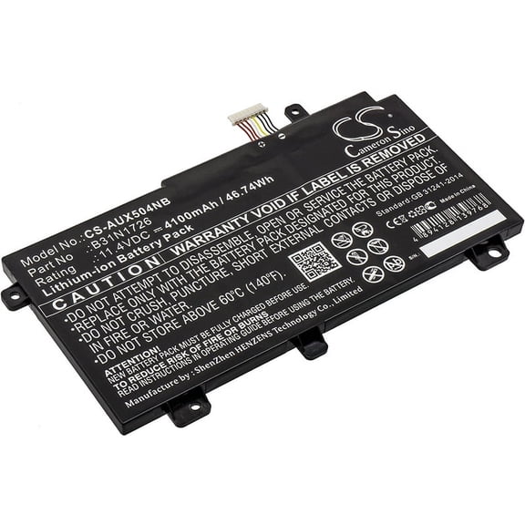 4100mAh 0B200-02910200 B31N1726 B31BN91 0B200-02910000 B31N1726-1 Battery for Asus TUF504GM-E4282 TUF FX504 G531GT-AL004 TUF Gam