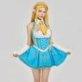 thumbnail image 3 of Miccostumes Princess Cosplay Dresses for Women Anime Cosplay Costume with Sleeves, M size, 3 of 7